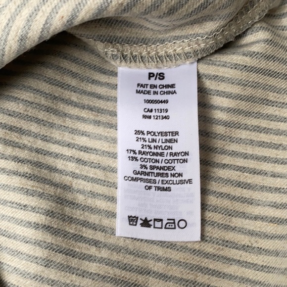 Dynamite Striped Asymmetrical Envelope Mini Skirt - Picture 7 of 7